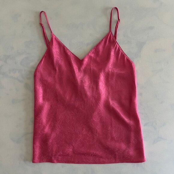 Victoria's Secret Dainty Floral Pink Satin Camisole & Shorts Matching Sleep Set - Picture 3 of 8